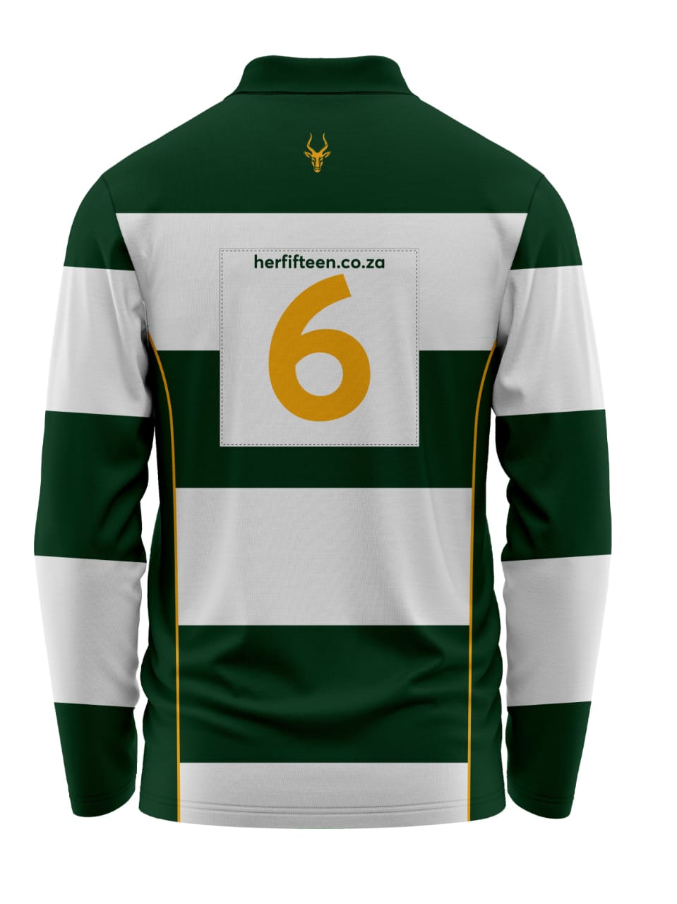 Pre-Order Springbok Supporters Long Sleeve Golfer